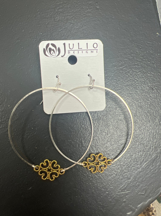 Julio hoop earrings