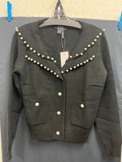 FDJ black pearl cardigan jacket