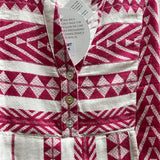 Parsley & Sage pink white stripe tunic