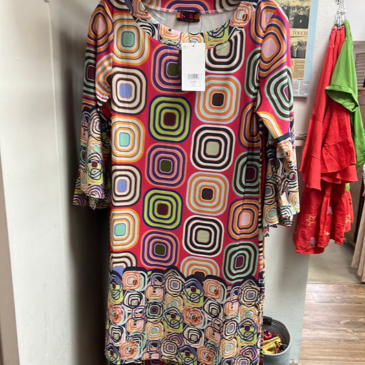 Isle art deco keyhole dress