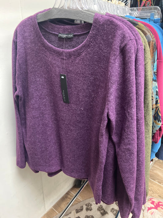 Nally & Millie purple top