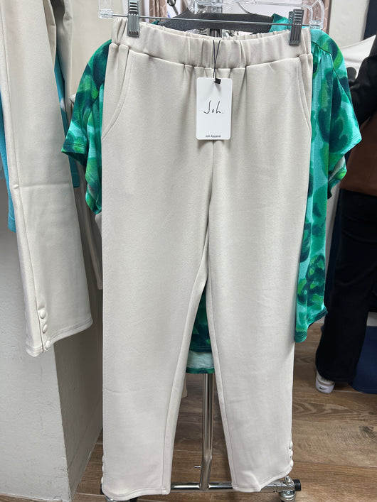 JOH beige pull on pants