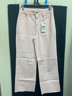 Charlie B petal pink wide leg jeans