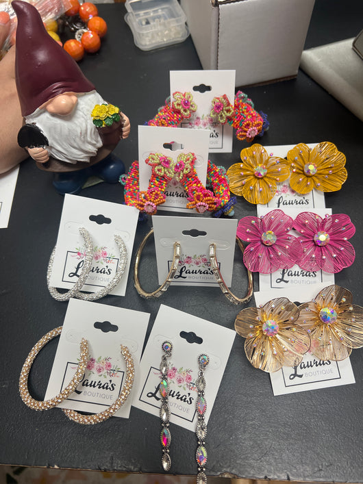 Statement earrings