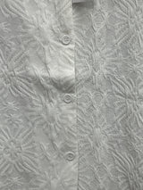 Spanner white embossed cardigan