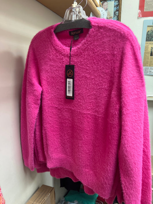 Renuar mulberry pink sweater