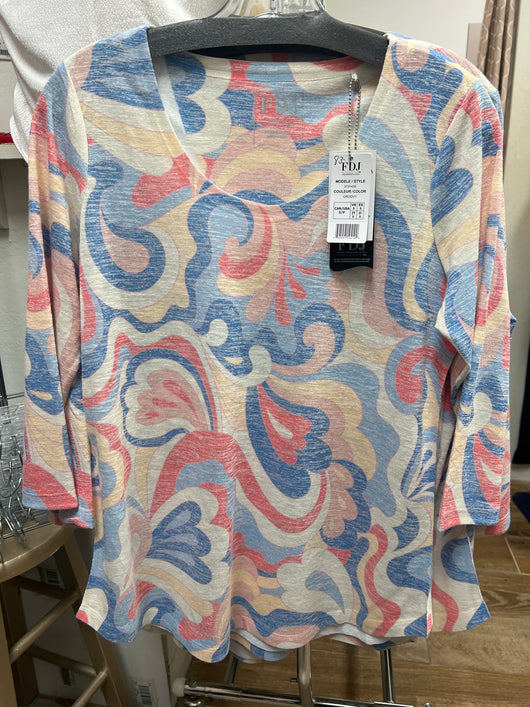 FDJ groovy print 3/4 top