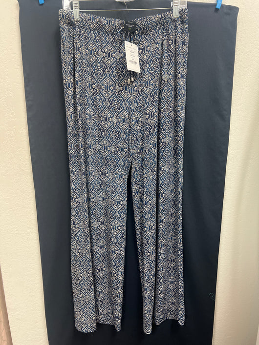 PURE ocean blue print pull on pants