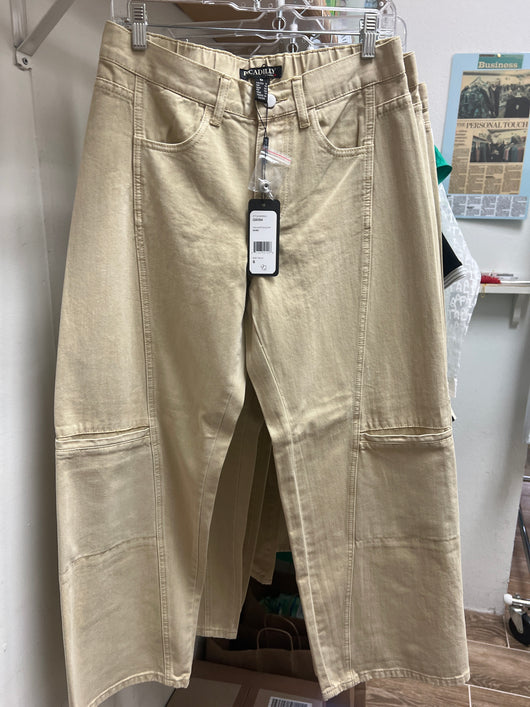 Picadilly sand wide leg jeans