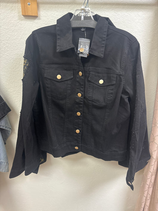 AZI Blk Jckt Denim
