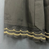 Gabby Isabella black beige lace shorts