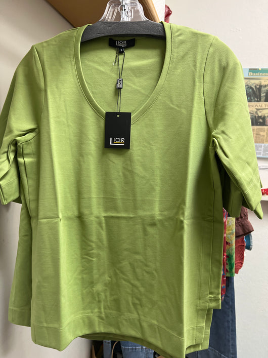 Lior short sleeve shirt sage green