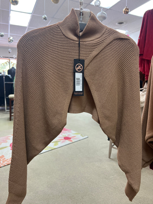 Renuar sweater topper tan
