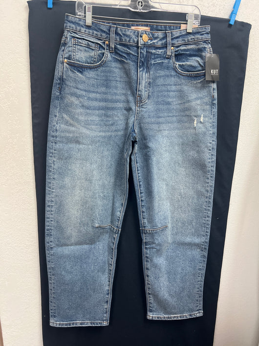 KUT Ashley high rise slouchy barrel jeans