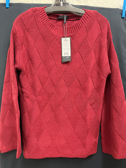 FDJ textured sweater red