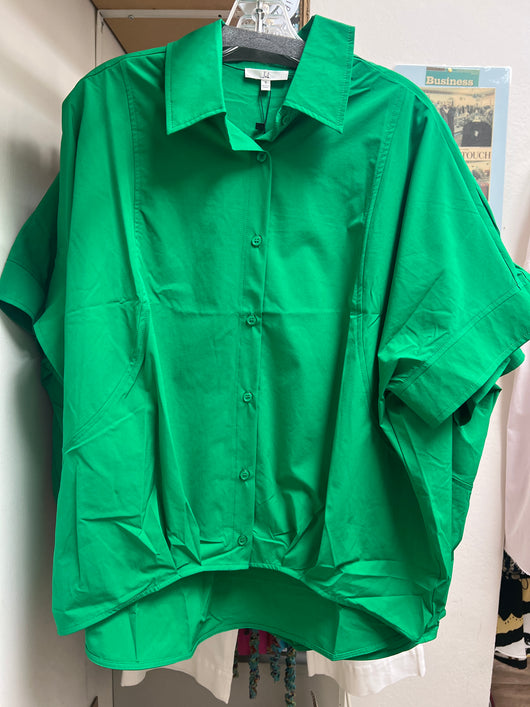 JOH emerald green Jerra top