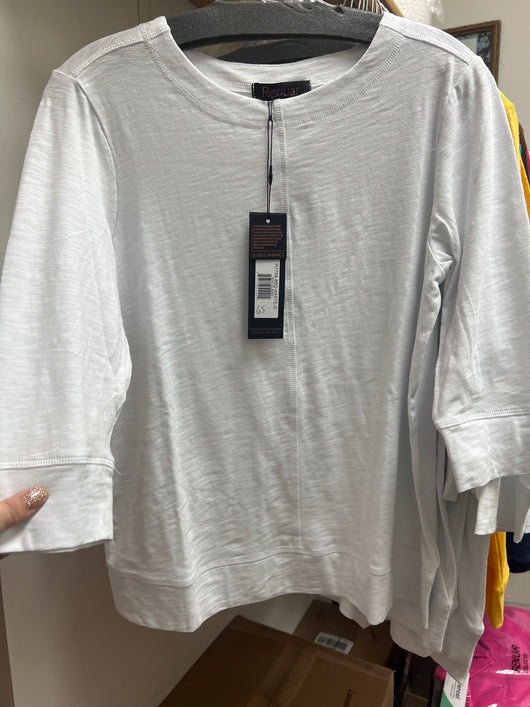 Renuar 3/4 tee white