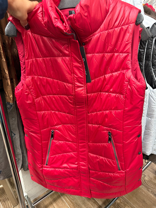 Renuar Lipstick Red Long Vest
