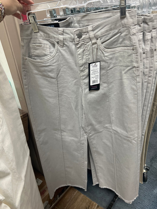 FDJ wide ankle jeans grey