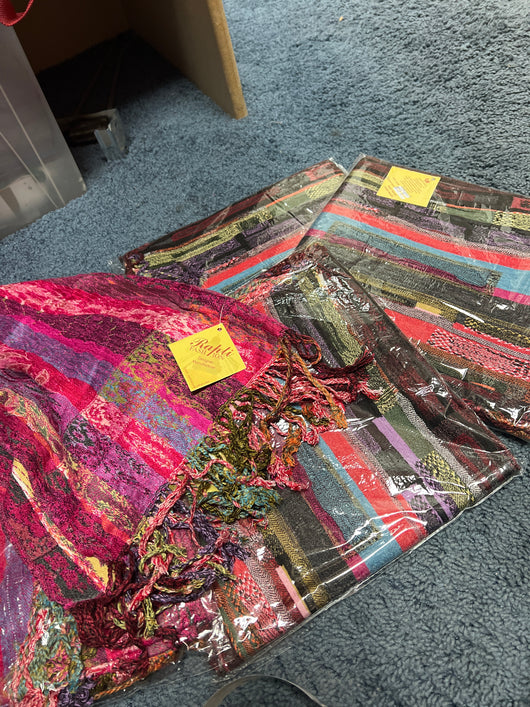 Rapti silk blend Lycra scarves