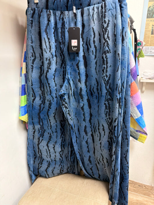 Lior blue burnout pants