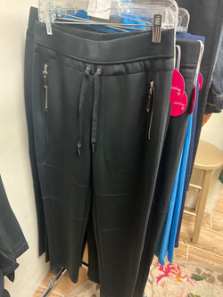 Claire D black knit pants