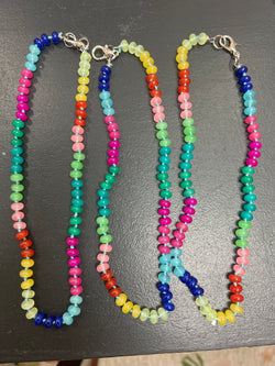 Colorful necklaces