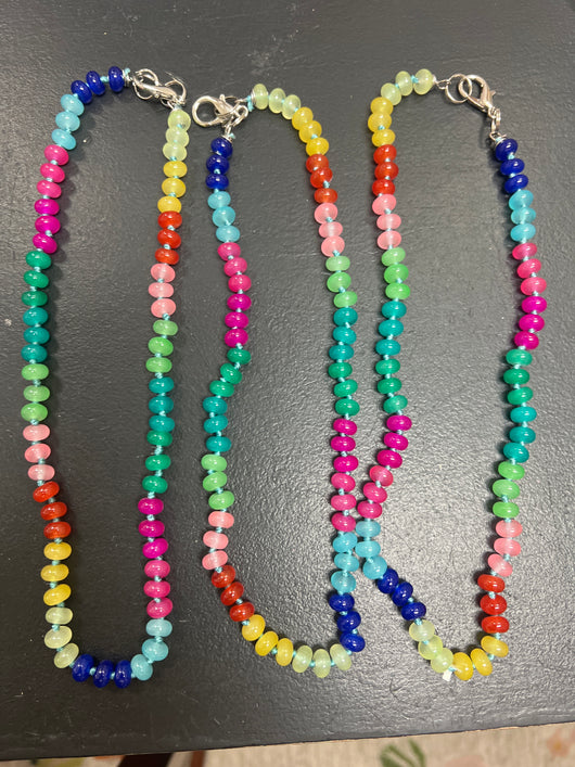 Colorful necklaces