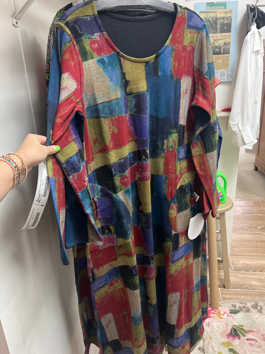 Parsley & Sage jewel multi reversible dress