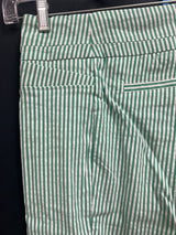 Renuar jade stripe seersucker pants