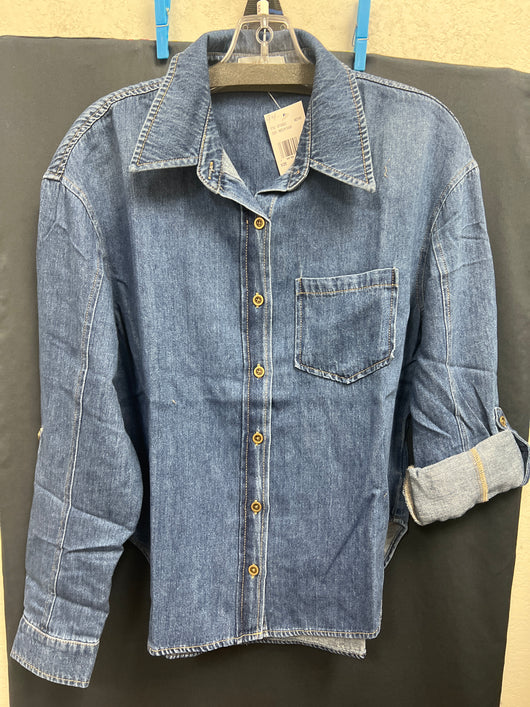 KUT denim button up shirt