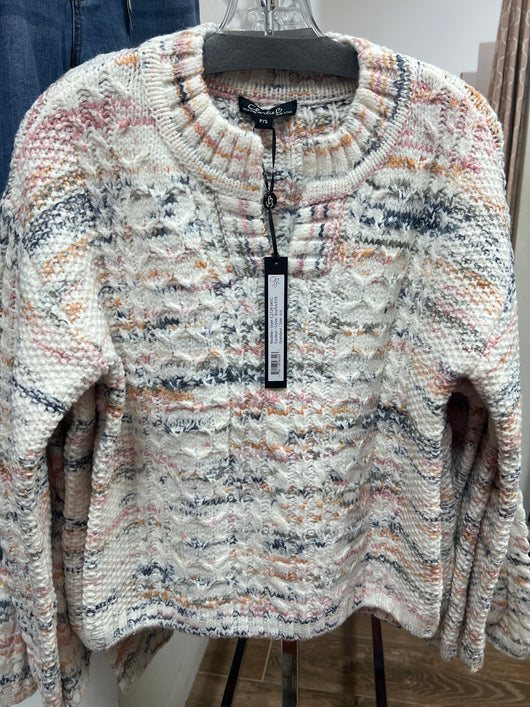 Charlie B speckled yard sweater