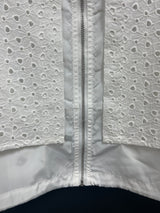 FDJ white eyelet lightweight jacket