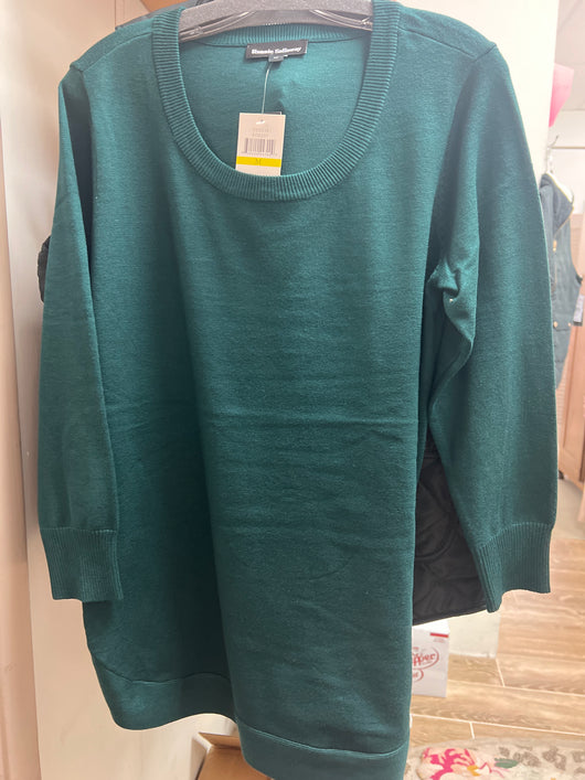 Ronnie Salloway crew neck sweater forest green