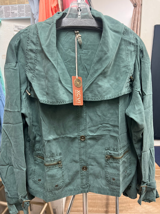 XCVI dark green oziel jacket