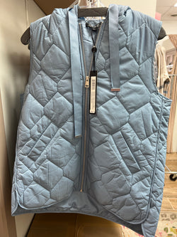 Charlie B frost blue quilted vest