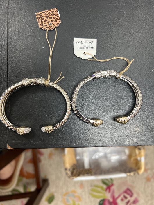 Lordane silver hinged bracelet