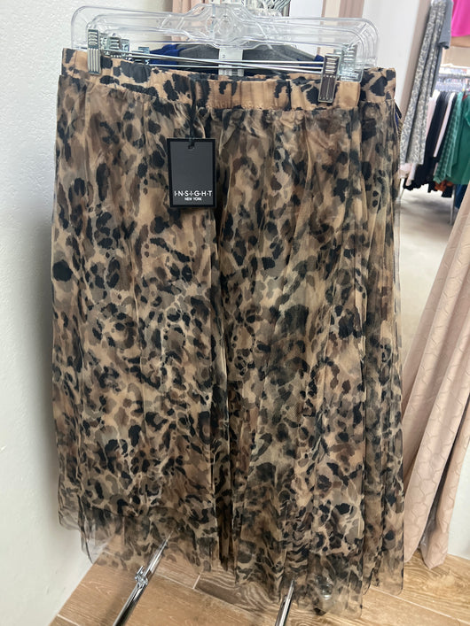 Insight animal print skirt
