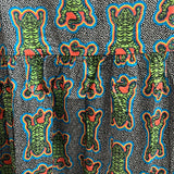 Briton court green tigers maxi dress