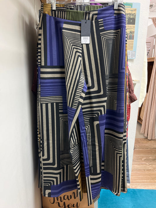Kozan future print wide leg Renae pants