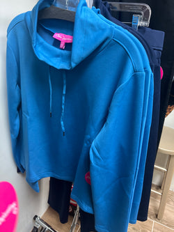 Claire D “turquoise” blue pullover