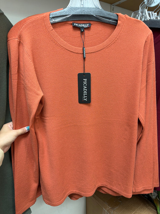 Picadilly Glazed Ginger Crew Neck sweater