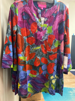 Claire D floral “Tiny Little Dream” tunic