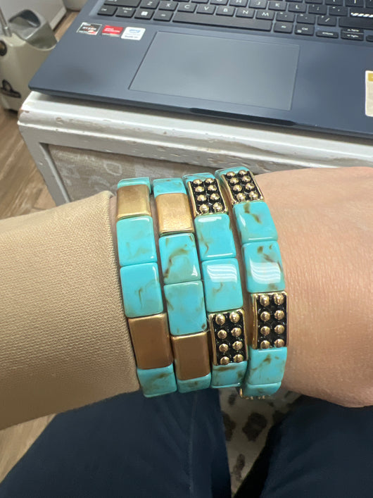 Turquoise stretch bracelet