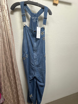Caite & Kyla chambray ziggy overalls