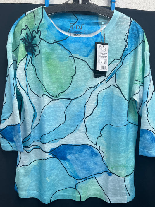 FDJ blue tableau 3/4 top