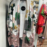INoah white multi cardi