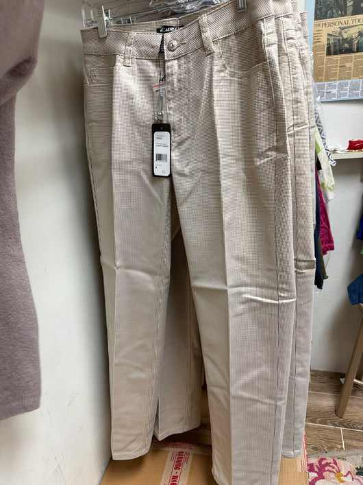 Picadilly Almond Foil Print Pants