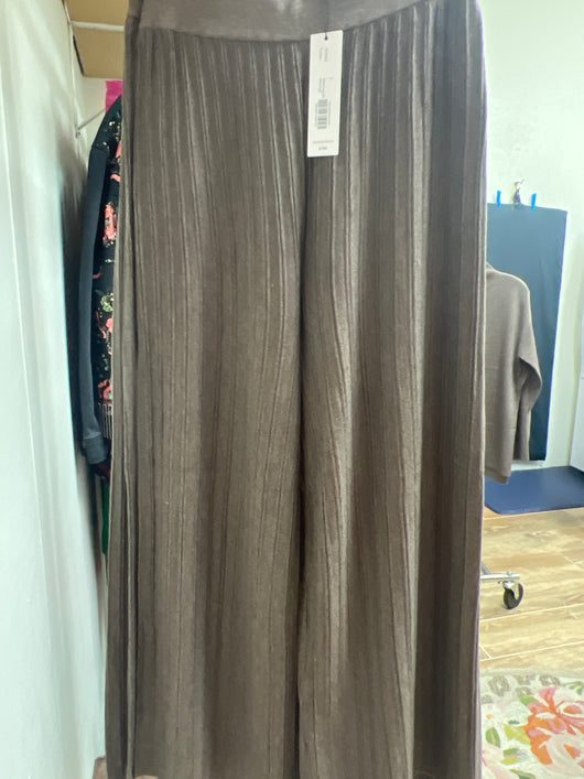 Spanner cedar brown ribbed knit pants