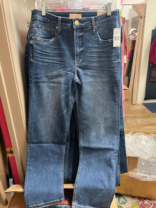 KUT Elizabeth high rise medium wash jeans